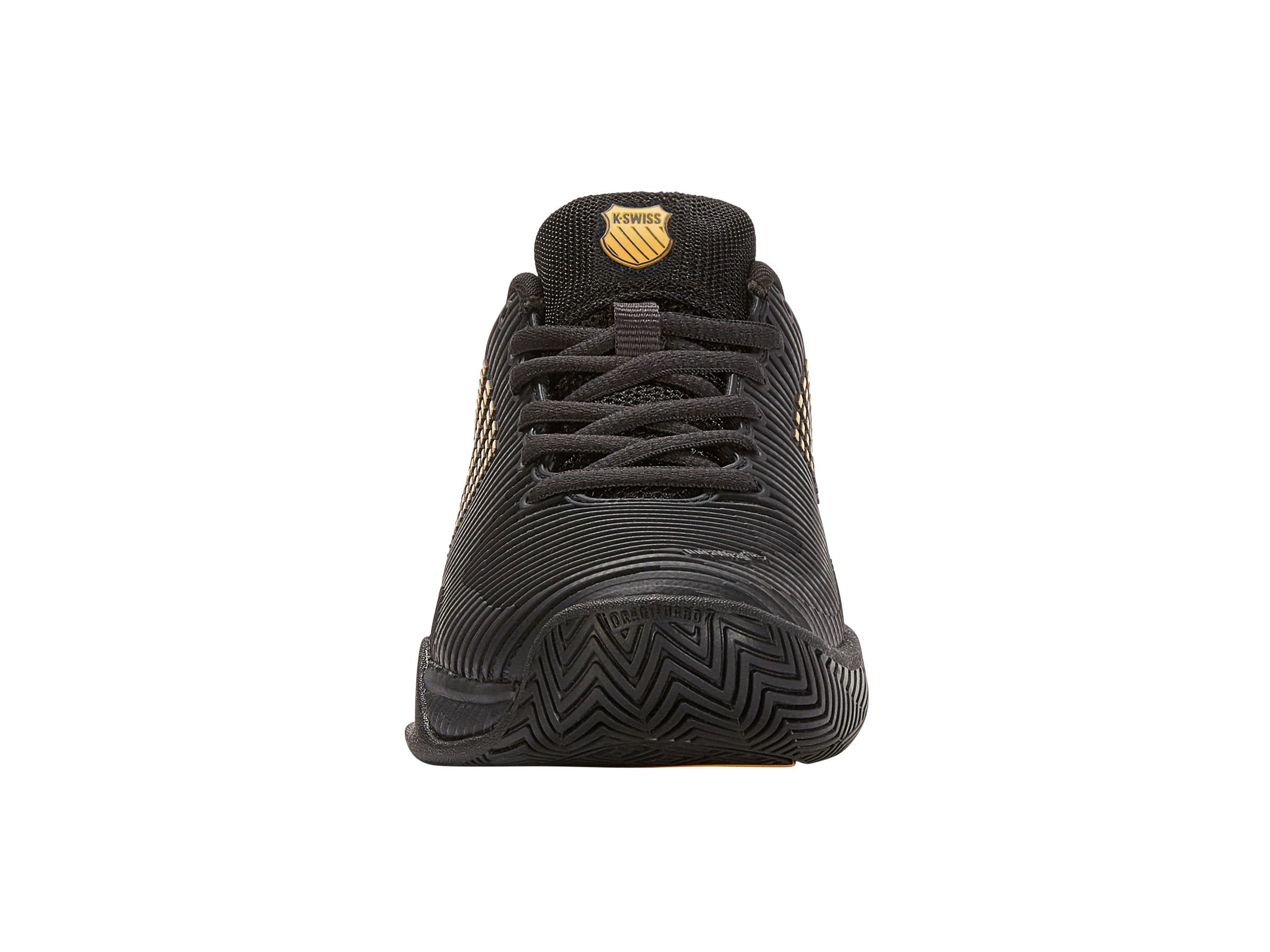 Hypercourt Express 2 Basketball Shoes - Moonless Night/Amber Yellow | High-Performance Court Sneakers for Men | Perfect for Indoor & Outdoor Basketball Games, Training, and Casual Wear