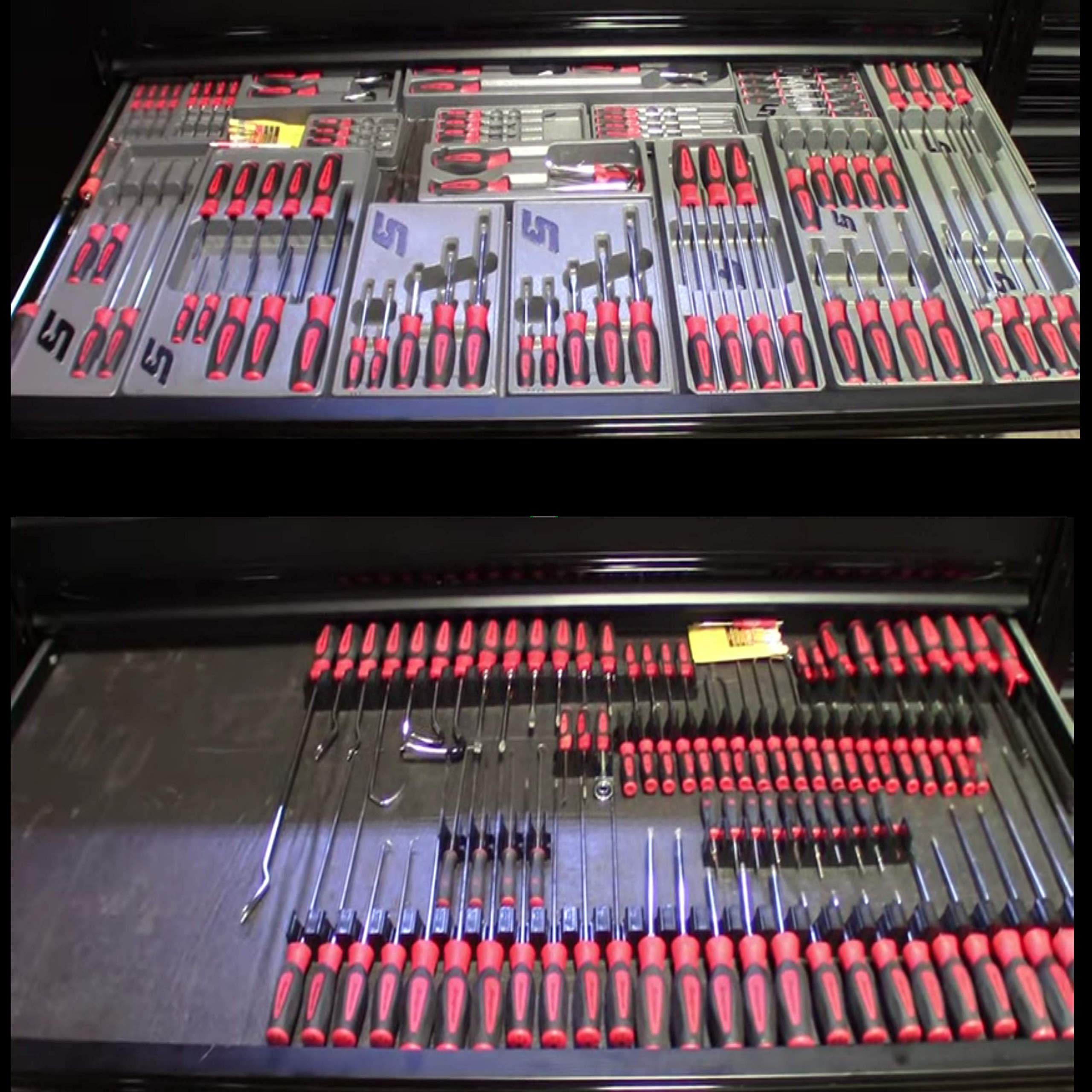 Pro Series 4.0 Rubber Magnetic Modular Screwdriver Holder - Tool Box Organizer for Professional & DIY Mechanics | Durable Tool Storage Solution | Perfect for Garage, Workshop & Automotive Repair