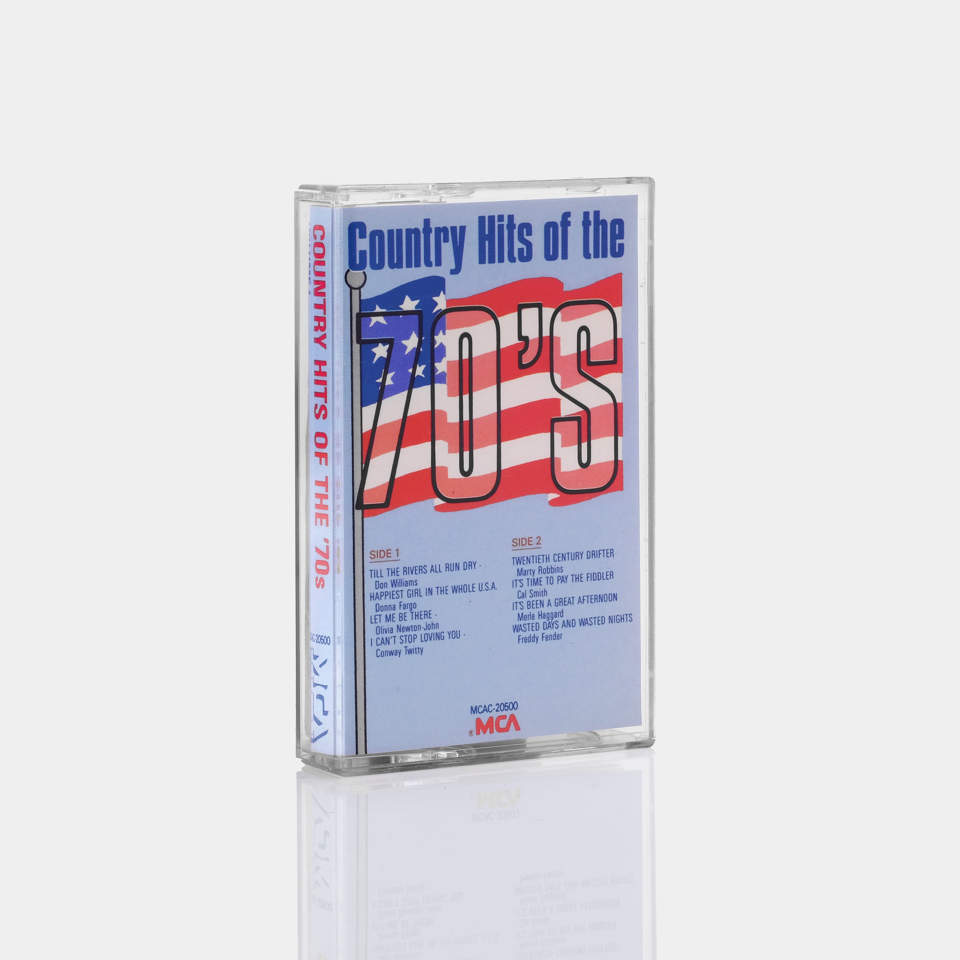 70's Country Hits Music Cassette Tape - Vintage Country Music Collection for Home, Car & Retro Music Lovers