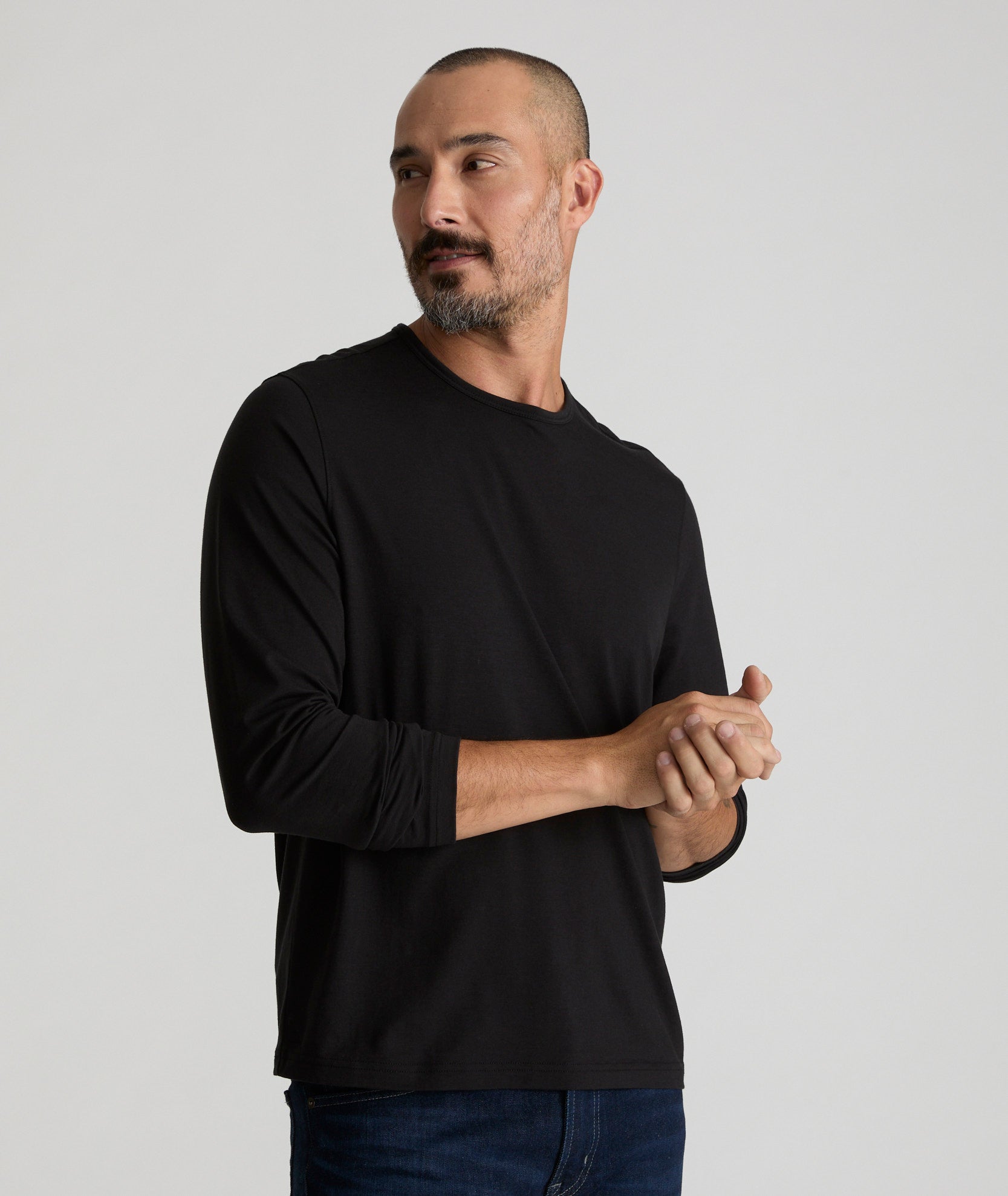 EcoSoft™ Organic Cotton Long Sleeve T-Shirt for Men & Women | Soft Comfortable Casual Wear | Perfect for Everyday, Workout & Layering
