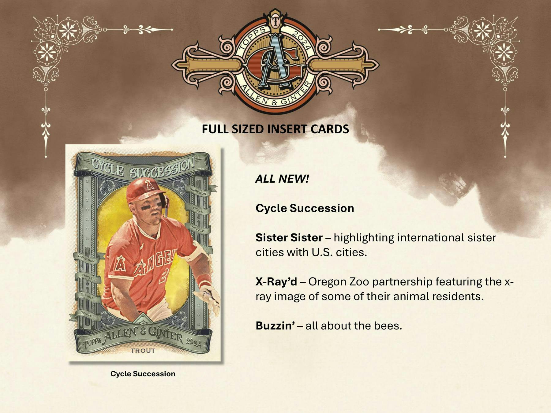 2024 Topps Allen & Ginter Baseball Trading Cards Hobby Pack - Collectible Sports Cards for Baseball Fans & Card Collectors - Perfect for Trading, Collecting & Displaying