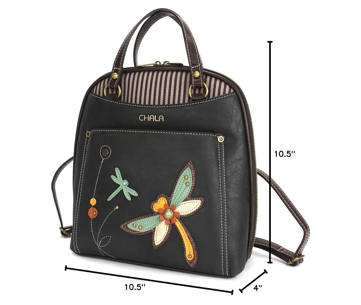 CHALA Group Women's Handbags - Multi-Color Convertible Mini Backpack Purse for Everyday Use, Travel & School (Style 870) | Fashionable Crossbody Shoulder Bag