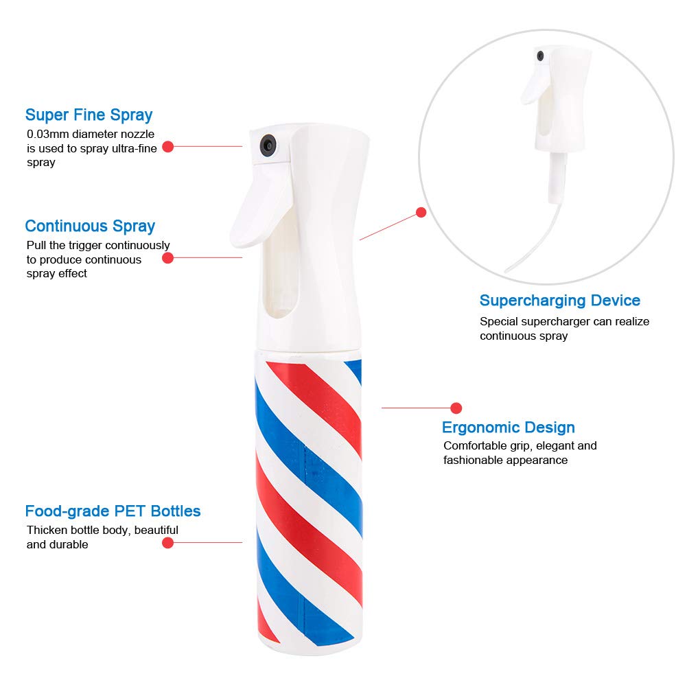 200ML Fashionable Hair Spray Kettle - Professional Water Sprayer for Styling, Salon & Barbershop Tools - Perfect for Hairdressing, Curling & Daily Styling at Home