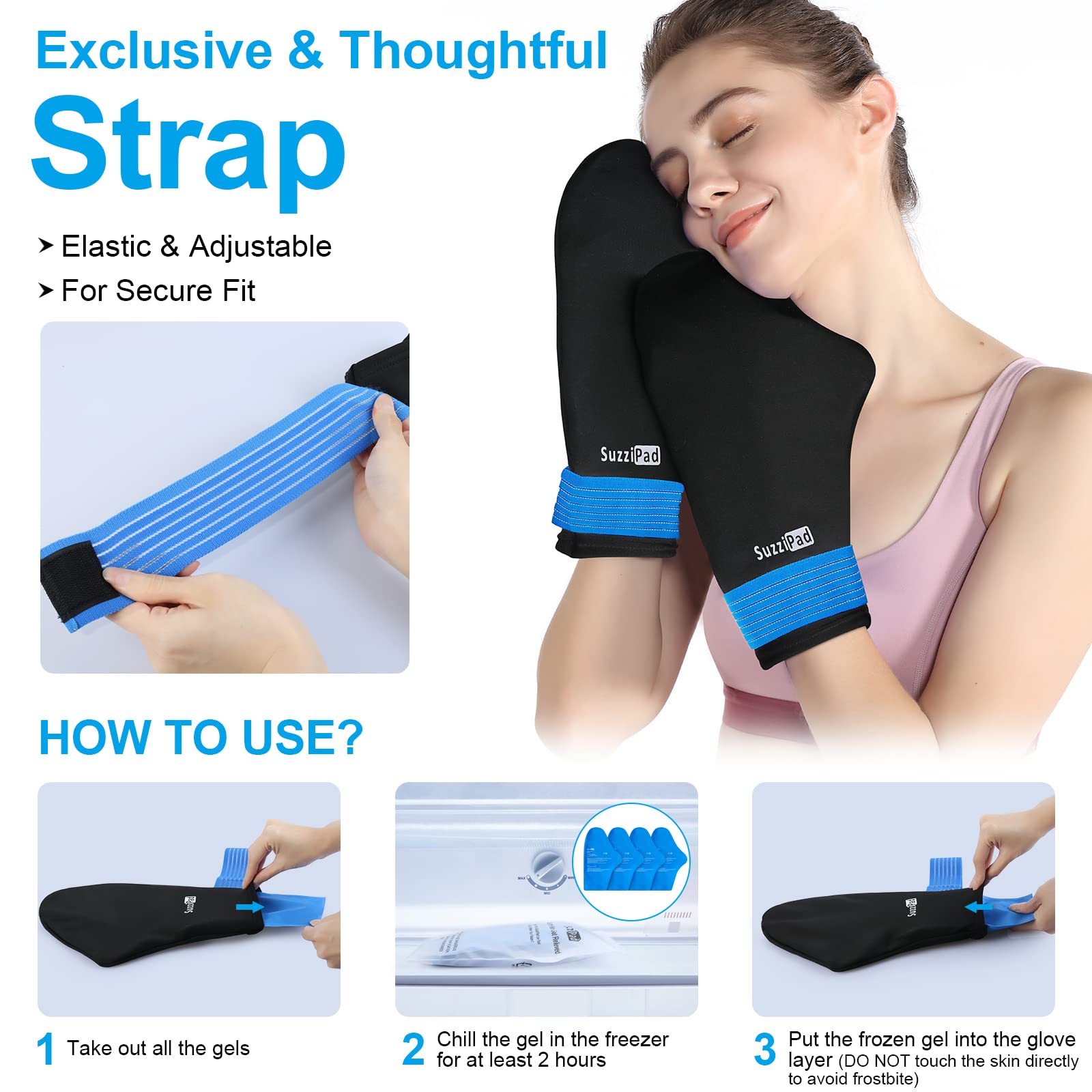 Cooling Therapy Socks & Hand Ice Packs for Chemotherapy Relief - Reusable Cold Gloves for Men & Women (S/M) - Perfect for Post-Treatment Comfort, Neuropathy Pain Relief & Swelling Reduction