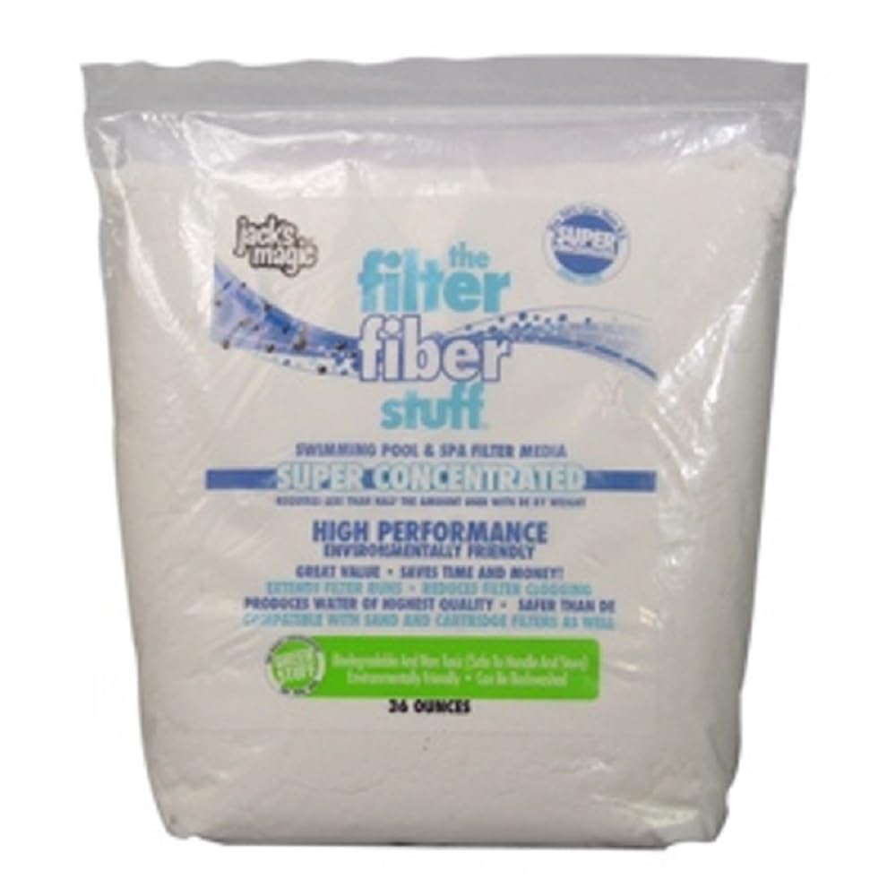 Jack's Magic Filter Fiber (36 oz) - Premium Pool & Spa Cleaner