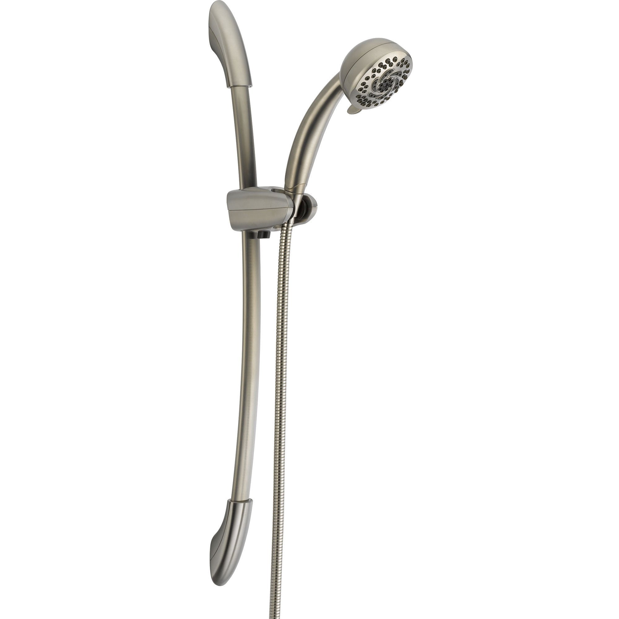 Delta 5 Spray Stainless Steel Handheld Shower Head with Adjustable Slide Bar - 561090 - Perfect for Bathroom, Spa, and RV Use
