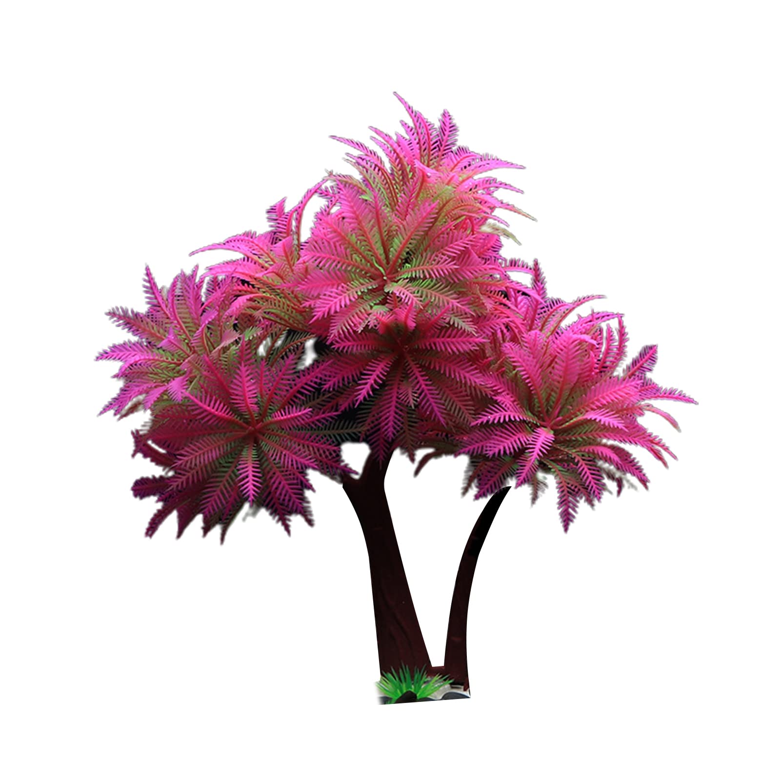 Realistic Plastic Aquarium Plants - US Fish Tank Decoration, Fake Aquatic Plants & Water Grass for Aquarium Landscaping | Perfect for Home, Office Fish Tanks & Terrariums