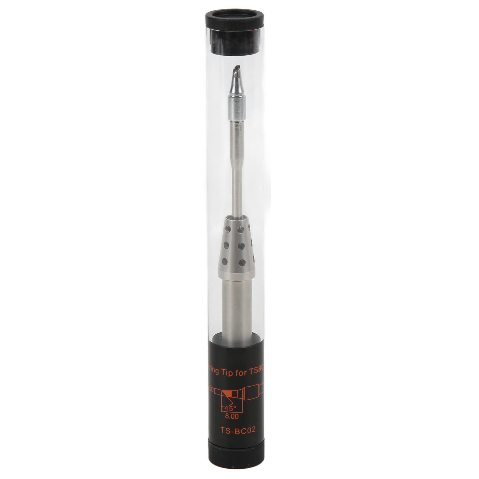 Universal Aluminum Alloy Soldering Iron Tip - Heat Resistant Mini Soldering Bit for TS80P (TS-BC02) | Perfect for Electronics Repair, DIY Projects & PCB Soldering