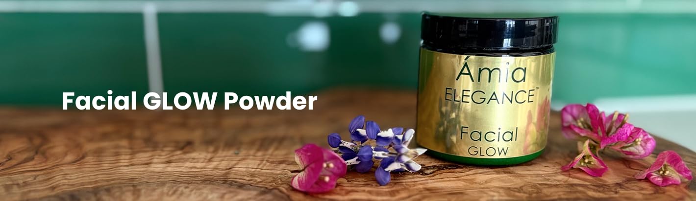 Facial GLOW Powder Facial Mask - Brightening & Exfoliating Treatment for Radiant Skin | Perfect for Spa Nights & Self-Care Routines