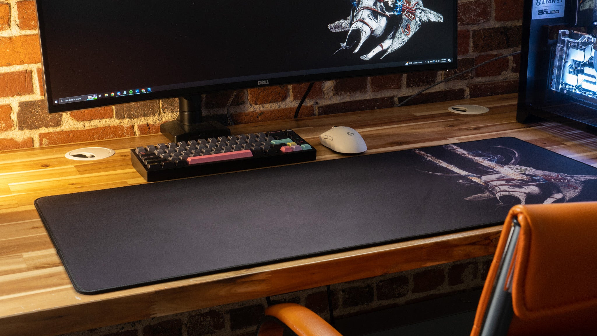 Willjum's Paradise & Bone Helmet Limited Edition Rust Gaming XL Mouse Pad - Content Creator Collaboration - Perfect for PC Gaming Setup & Streamer Accessories