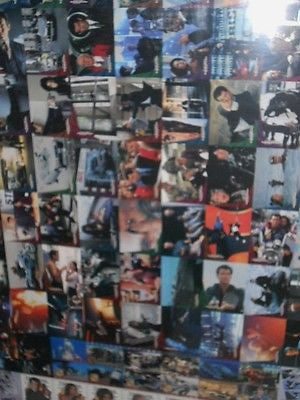 Rare 1990s James Bond GoldenEye Uncut Card Sheet - Collectible Memorabilia for Movie Fans & Card Collectors - Perfect for Displays, Gifts, and Nostalgic Collections