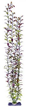Penn-Plax Plant-Giant Ludwigia Aquarium Decorations - Vibrant Red Artificial Plants for Fish Tanks | Perfect for Freshwater & Tropical Aquascaping