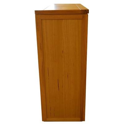 Highland 5 Drawer Tallboy Dresser - Natural Wood Bedroom Chest for Storage & Organization | Perfect for Bedrooms, Living Rooms & Dorm Rooms