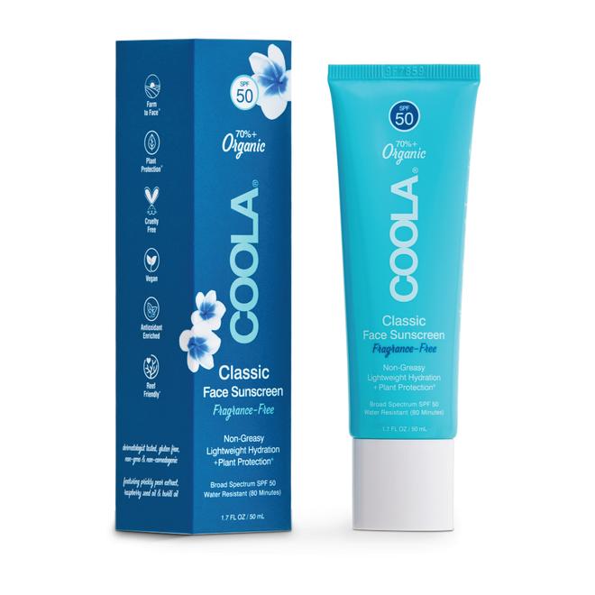 Fragrance-Free Face Sunscreen Lotion SPF 50 - Broad Spectrum UVA/UVB Protection, Non-Greasy & Water-Resistant for Daily Use | Perfect for Outdoor Activities, Beach & Travel