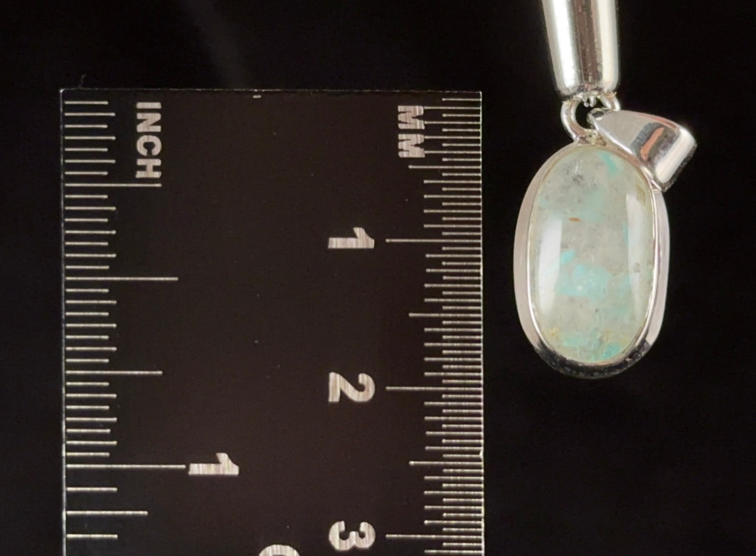 AJOITE in Quartz Crystal Pendant - Sterling Silver Oval Cabochon Fine Jewelry | Healing Crystals & Stones for Meditation & Energy Work | Gift for Spiritual Seekers