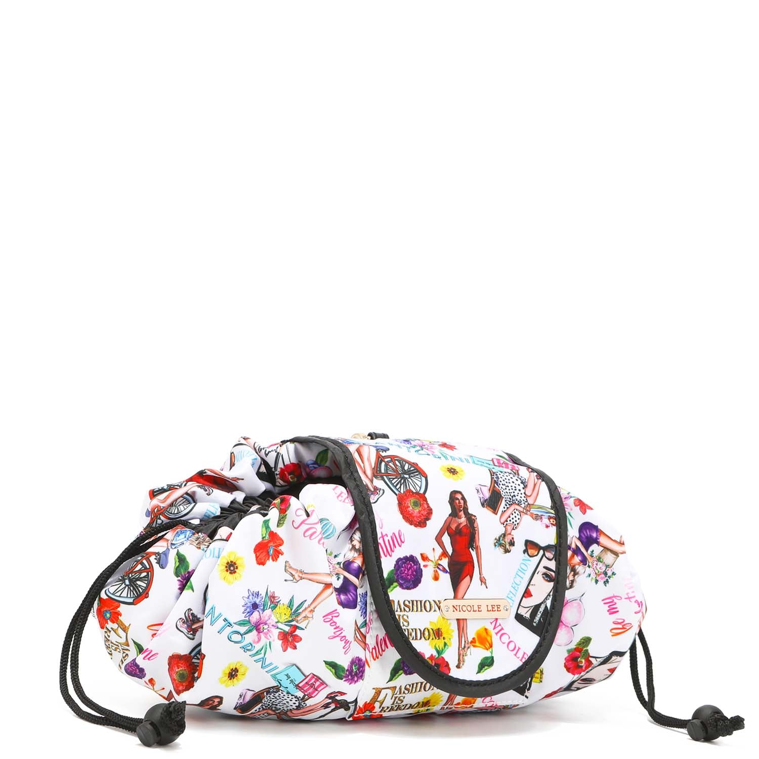 Drawstring Cosmetic Bag - Waterproof Makeup Pouch for Travel, Gym & Daily Essentials | Portable Toiletry Organizer for Women & Men