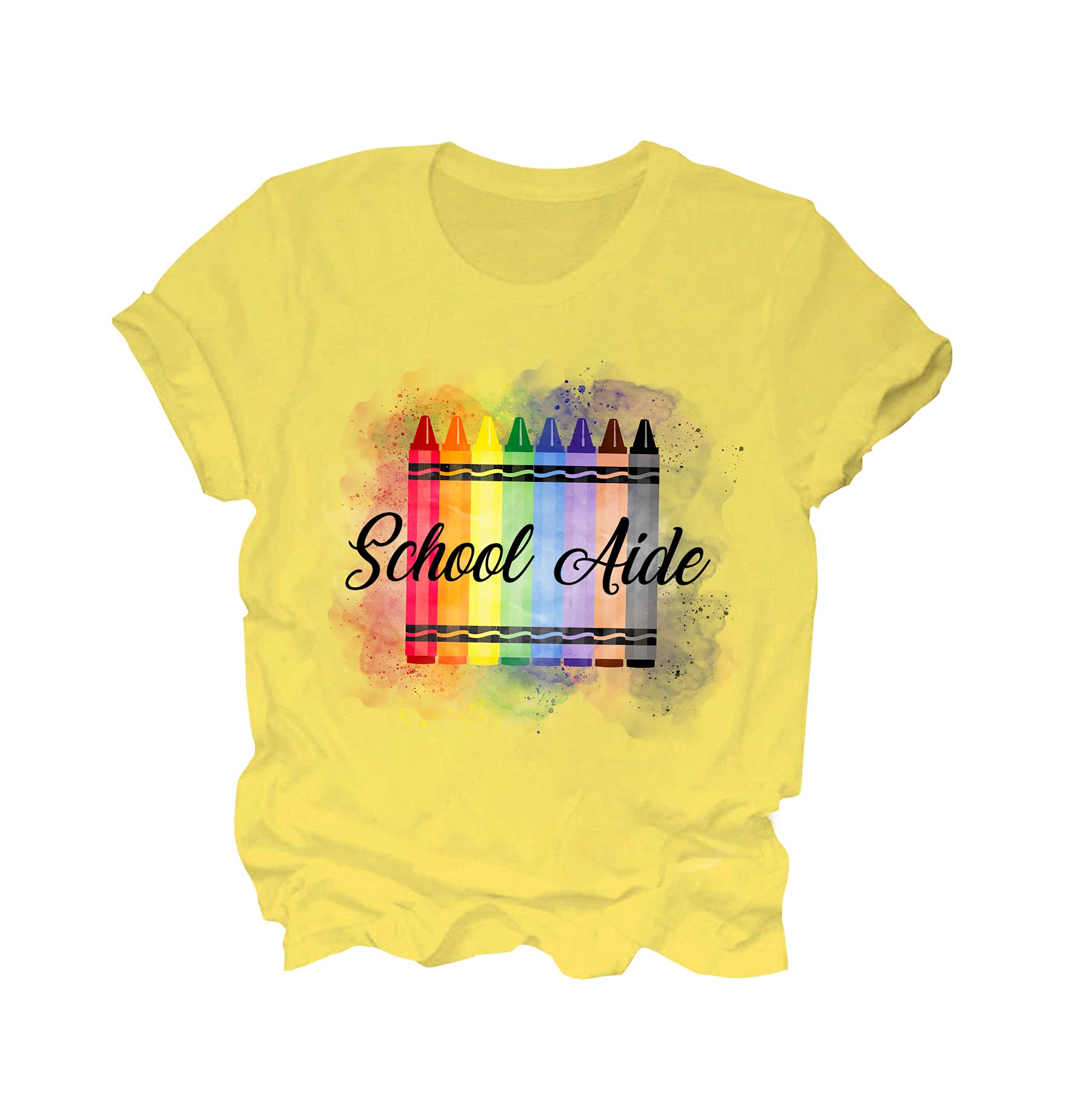 Customized Teacher T-Shirt - Funny Graphic Tee for First Grade & School Aides - Last Day of School & Teacher Off Duty Shirt - One Size Fits All - Perfect for Classroom, Teacher Appreciation & End of Year Celebrations