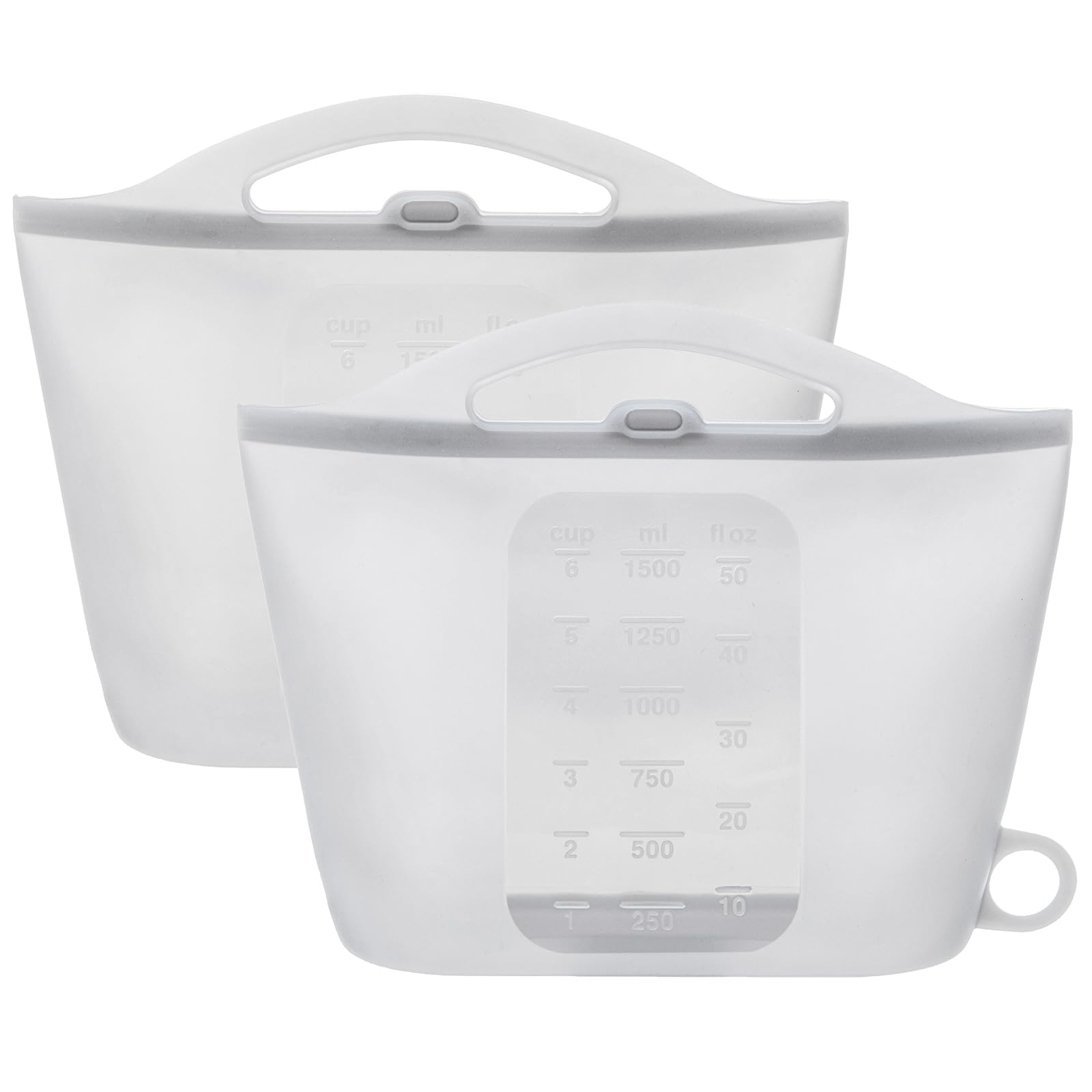 2 Pack Reusable Silicone Microwave Steam Sterilizer Bags - 1.5L Baby Bottle Sterilizer for Home & Travel | BPA-Free Steam Sanitizer for Pacifiers, Breast Pump Parts & Accessories | Dishwasher Safe & Compact for On-the-Go Use