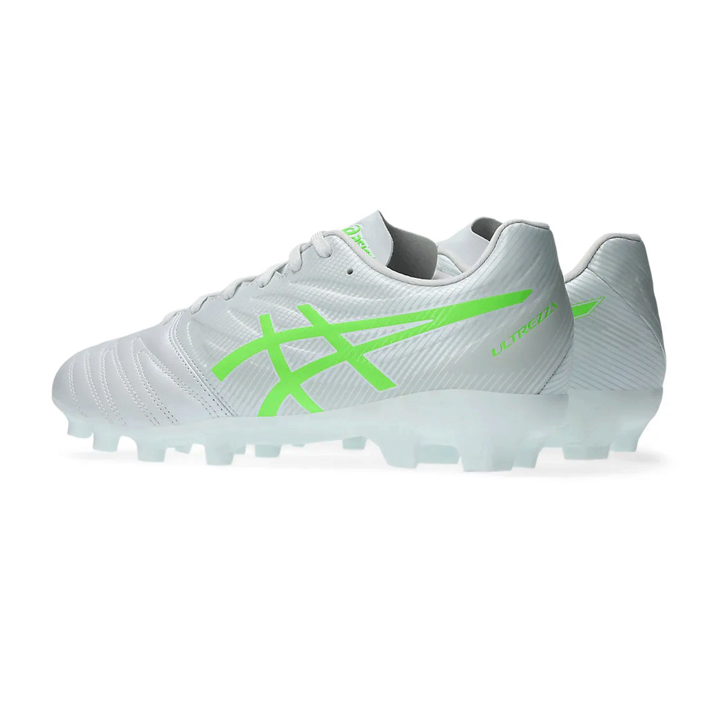 ASICS Ultrezza Club 3 FG Soccer Cleats - White/Green Gecko - Firm Ground Football Shoes for Men - Perfect for Training & Match Play