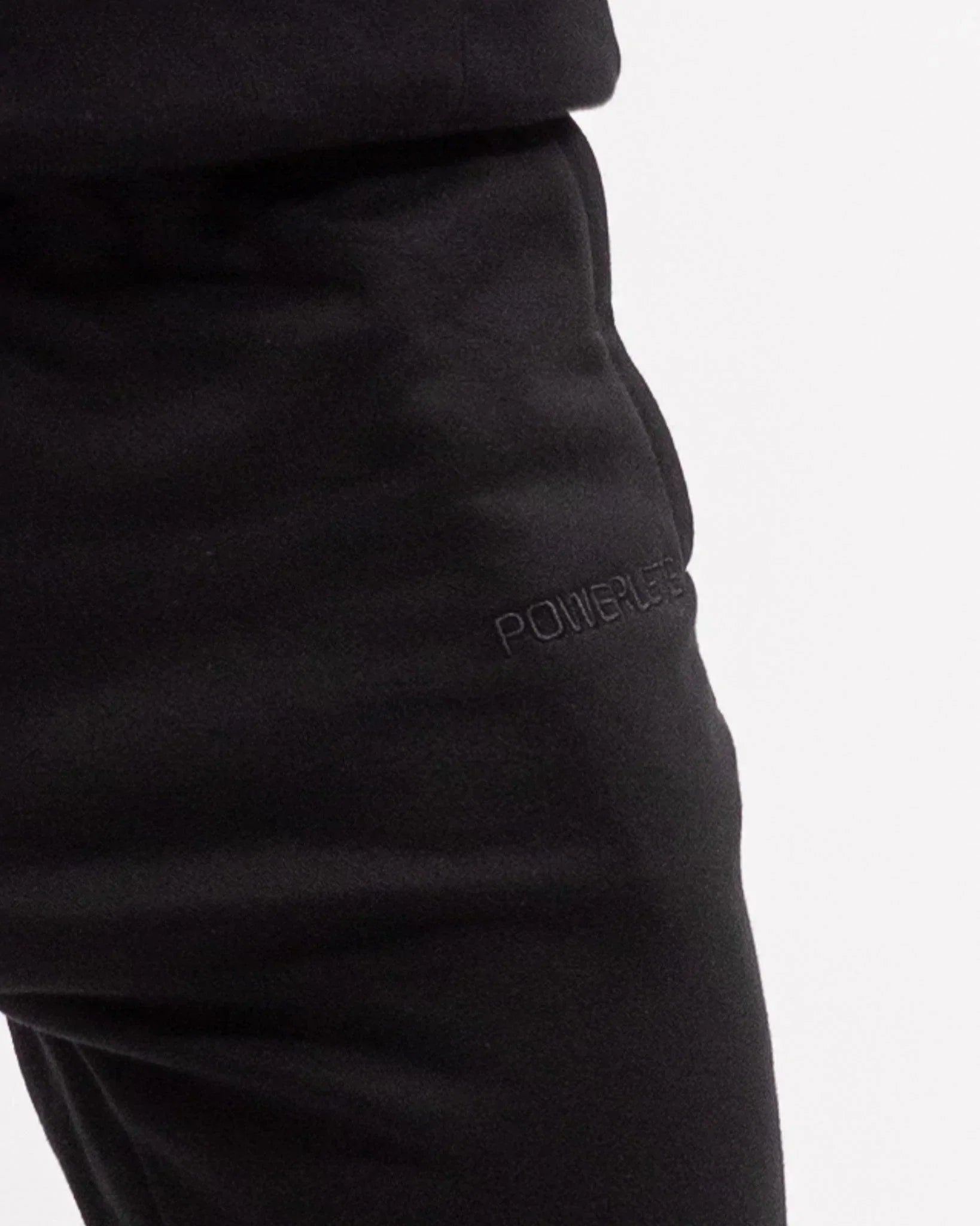 Powerlete Evolve Men's Joggers - Blackout Sweatpants for Running, Gym & Lounge | Comfortable Athletic Pants with Stretch Fabric