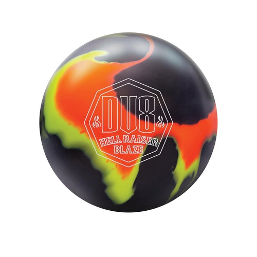 DV8 Hell Raiser Blaze Bowling Ball - High Performance Reactive Resin for Strikes & Spares | Perfect for League Play & Tournament Bowling