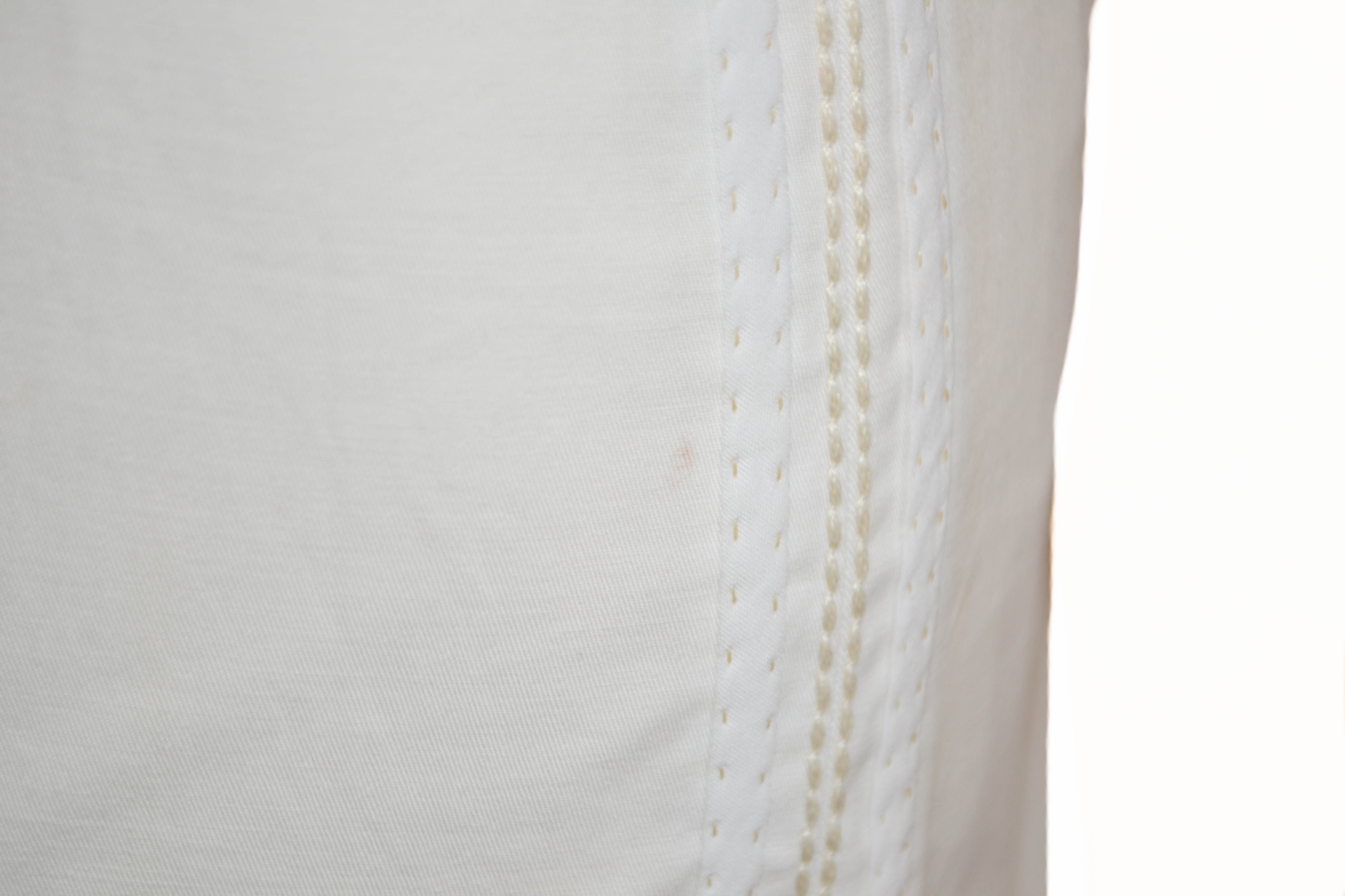 Authentic Louis Vuitton Women's White Skirt Size 36 - Luxury Designer A-Line Skirt for Women, Perfect for Parties, Weddings & Office Wear