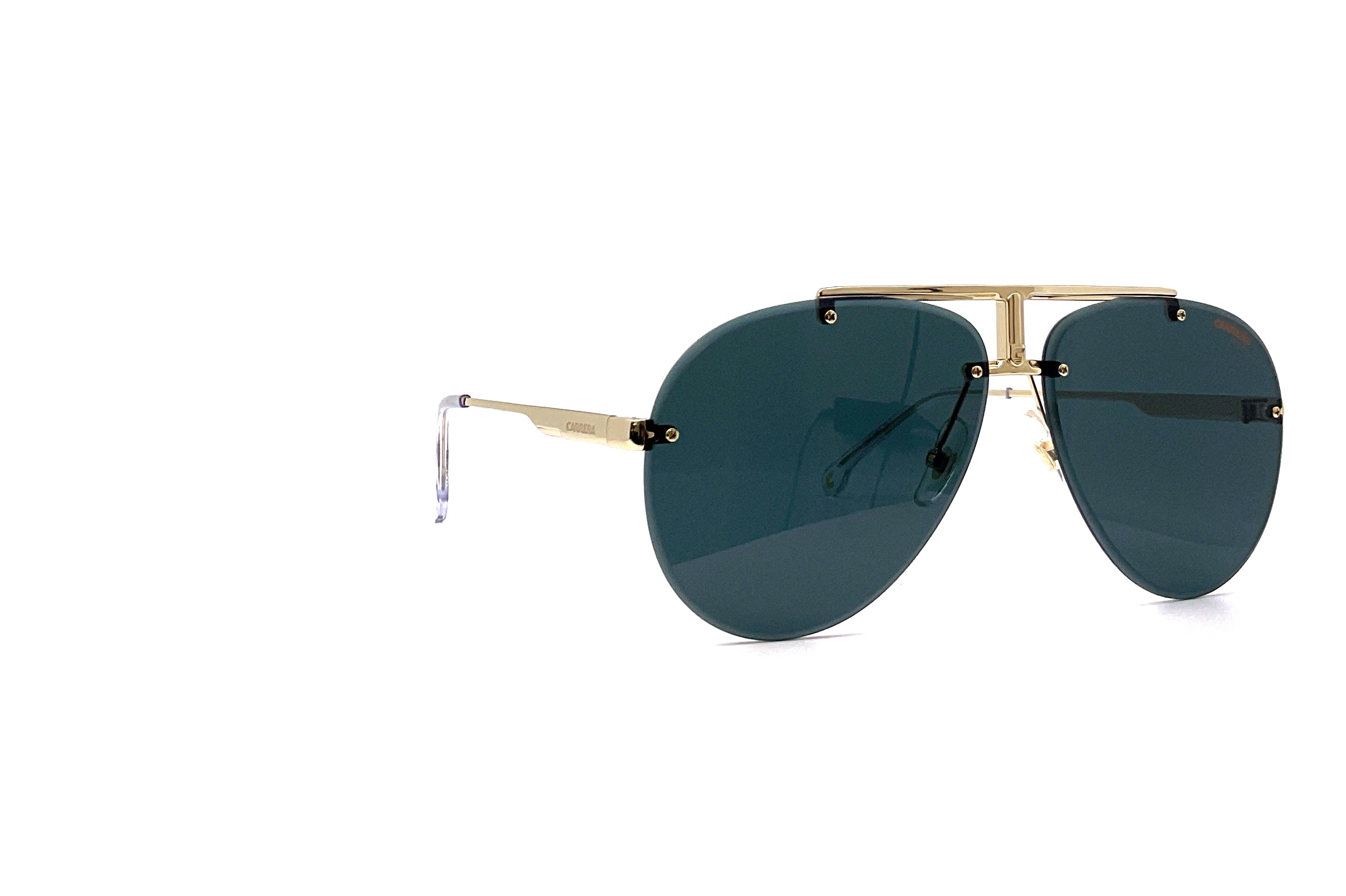 Carrera 1032/S Sunglasses - Gold & Green Aviator Style for Men & Women | UV Protection, Fashion Accessory for Outdoor Sports, Driving & Travel