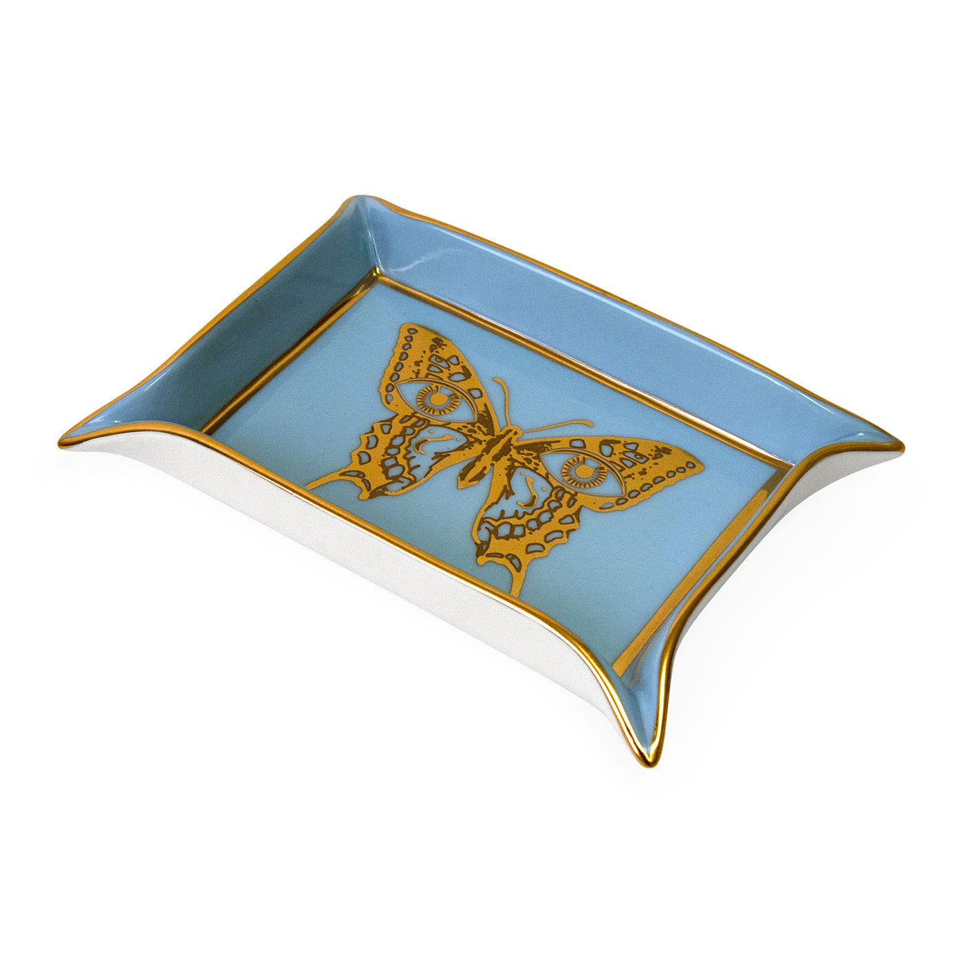 Mariposa Valet Tray - Premium Leather Catchall Organizer for Keys, Wallet & Jewelry | Perfect for Entryway, Dresser & Nightstand Organization