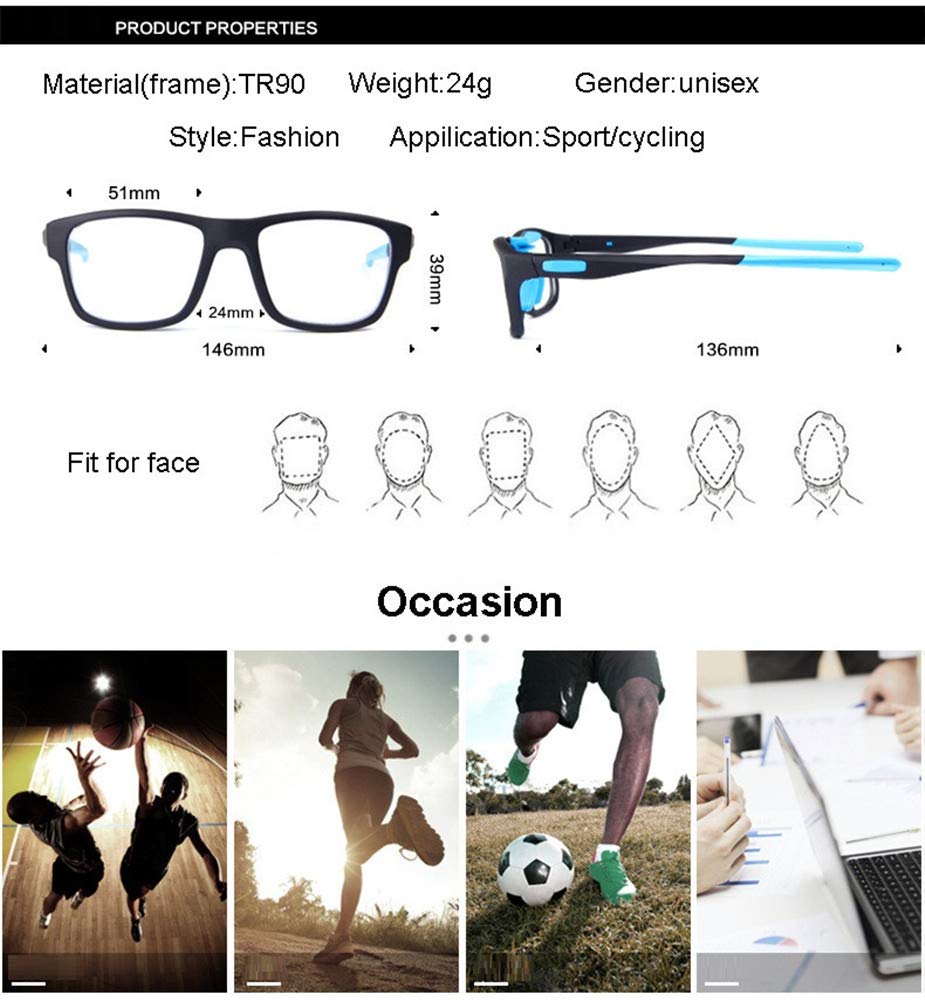 Best Sports Goggles for Men - Protective Safety Glasses for Basketball, Cycling & Outdoor Activities - Anti-Fog Impact Resistant Eyewear