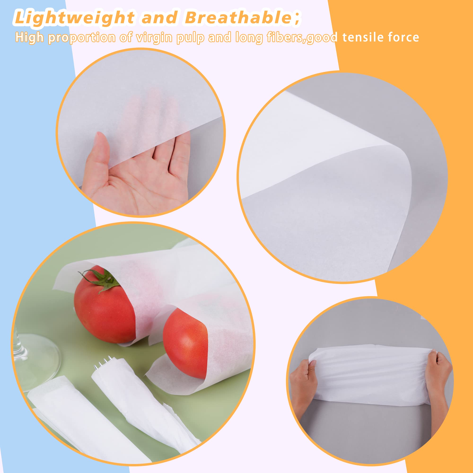 100 Sheets 30x35 Inch Acid-Free Archival Tissue Paper - Unbuffered White Lignin-Free Gift Wrapping Paper for Christmas Presents, Gift Bags, Paper Flowers, Party Decorations | Perfect for Preserving Clothes, Textiles & Delicate Items