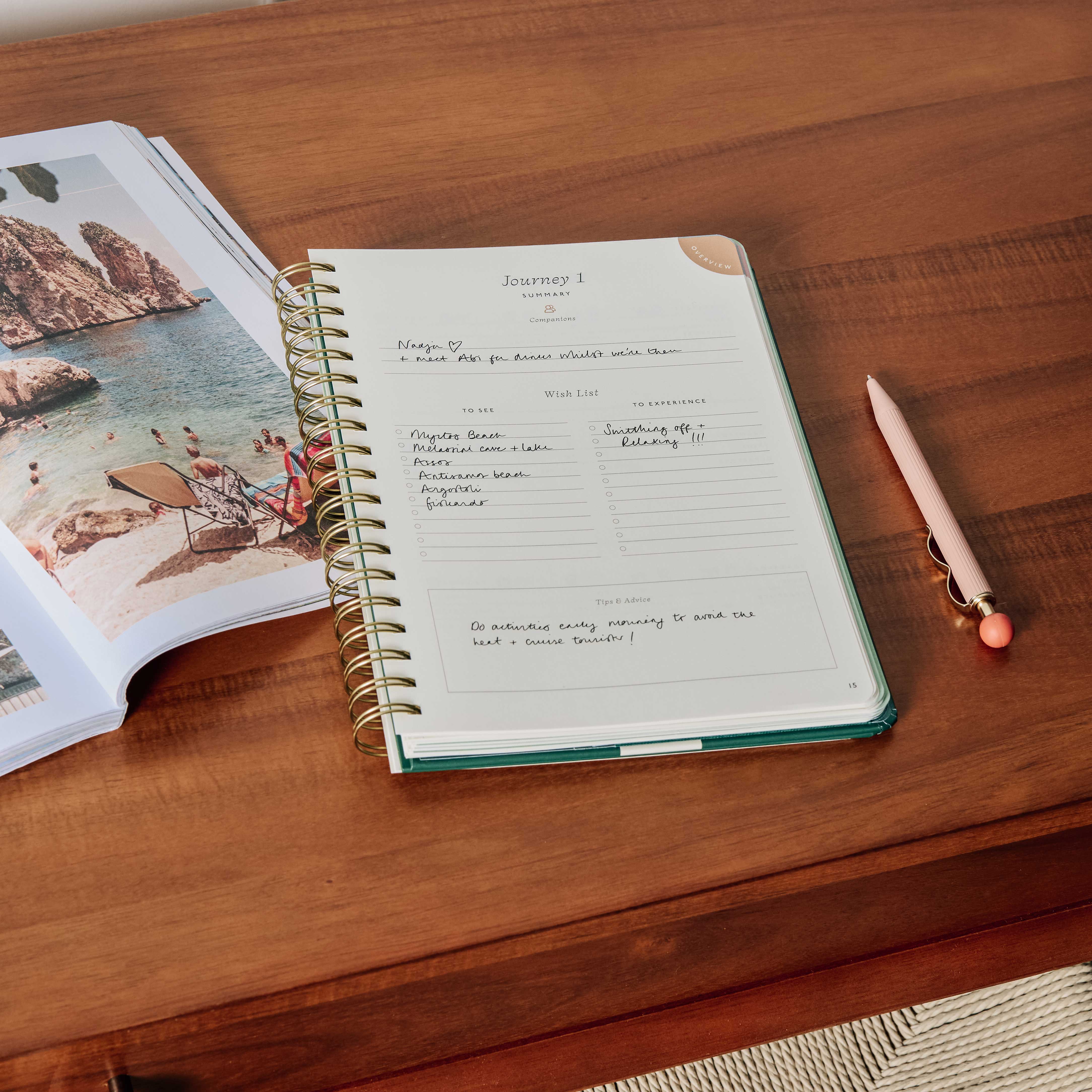 Premium Hardcover Spiral Travel Journal - Leather Bound Notebook for Writing, Sketching & Adventure - Perfect for Backpacking, Road Trips & Vacation Memories