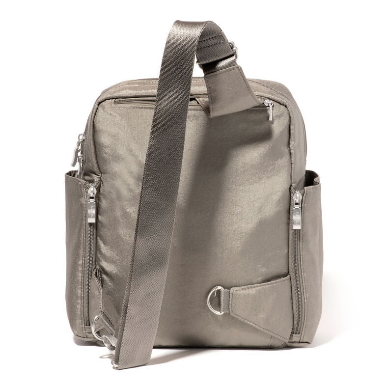 Baggallini Convertible Backpack Sling - Versatile Crossbody Bag for Women, Travel & Everyday Use | Lightweight, Water-Resistant & Multi-Functional
