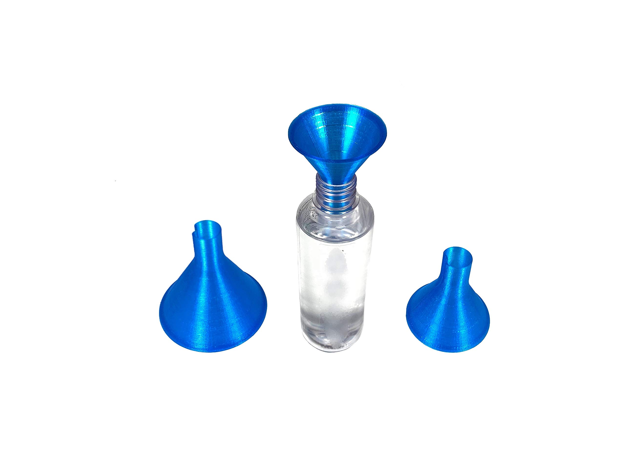 2 Pack Wide Mouth Funnel Set - Perfect for Protein Powder, Vitamins & Energy Drinks - Fits Most Plastic Bottles - Ideal for Kitchen, Gym & Travel Use