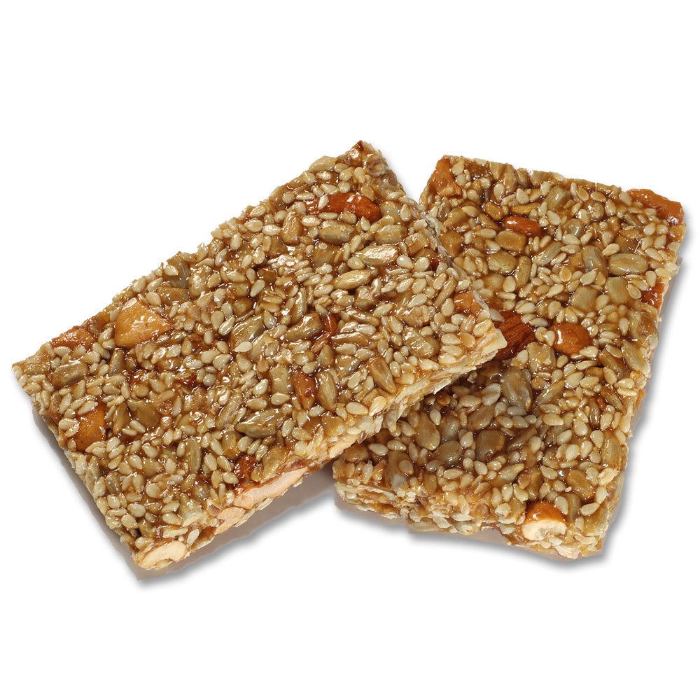 Organic Honey Sesame Crunch Snacks - Healthy & Delicious Gluten-Free Treat for On-the-Go, Office & Home Snacking - Perfect for Weight Management & Energy Boost