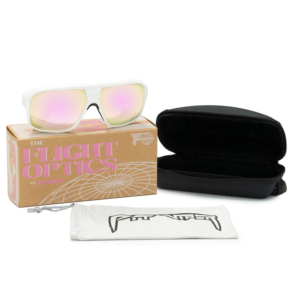 Pit Viper The Flight Optics Miami Nights Sunglasses - Polarized UV Protection for Outdoor Sports, Running, Cycling & Beach Activities