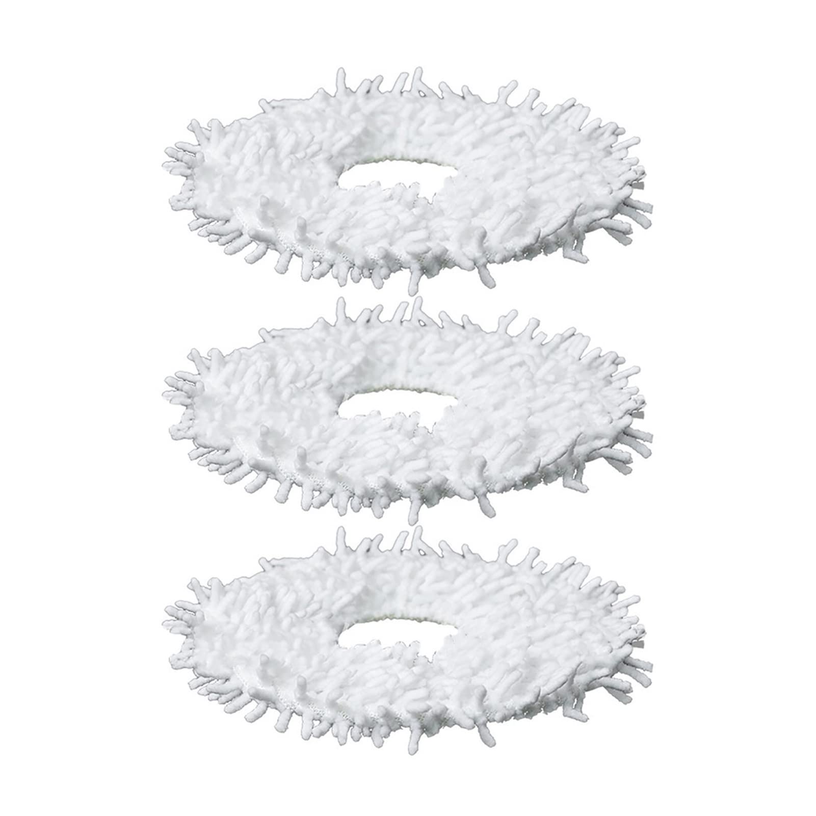 FOMACAR 3-Pack/6-Pack Vacuum Cleaner Steam Mop Pads - Replacement Mop Cloth for Ecovacs N9 & N9+ Robot Vacuum - Washable Microfiber Cleaning Pads for Hardwood Floors & Tile (Black) - Perfect for Pet Hair, Spills & Deep Cleaning