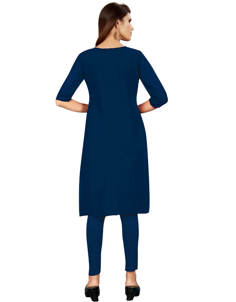 Elegant Blue Georgette Salwar Suit for Women - Traditional Indian Ethnic Wear for Weddings, Festivals & Special Occasions