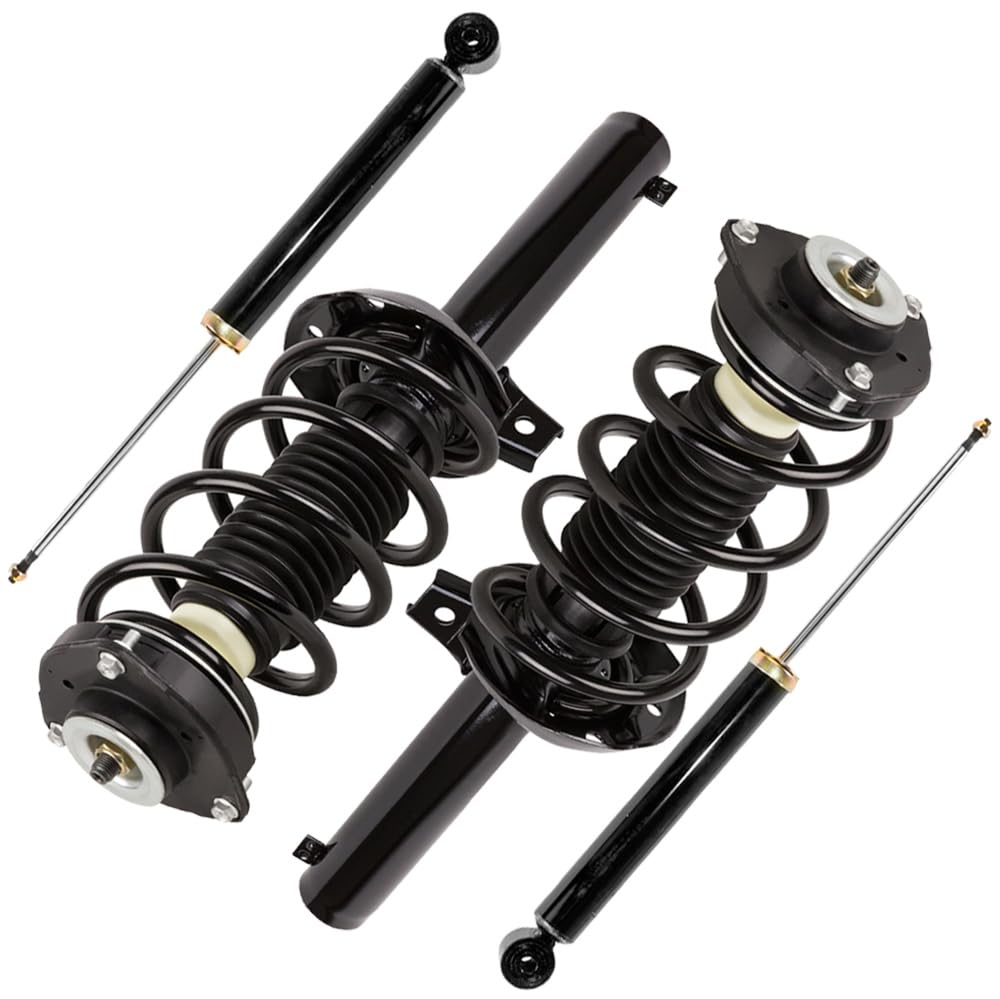 Volkswagen VW Golf Jetta Rabbit GTI Passat CC Front Strut Assemblies & Rear Shocks Set - 75-828904B - BuyAutoParts - Perfect for Smooth Ride & Enhanced Vehicle Stability on Roads
