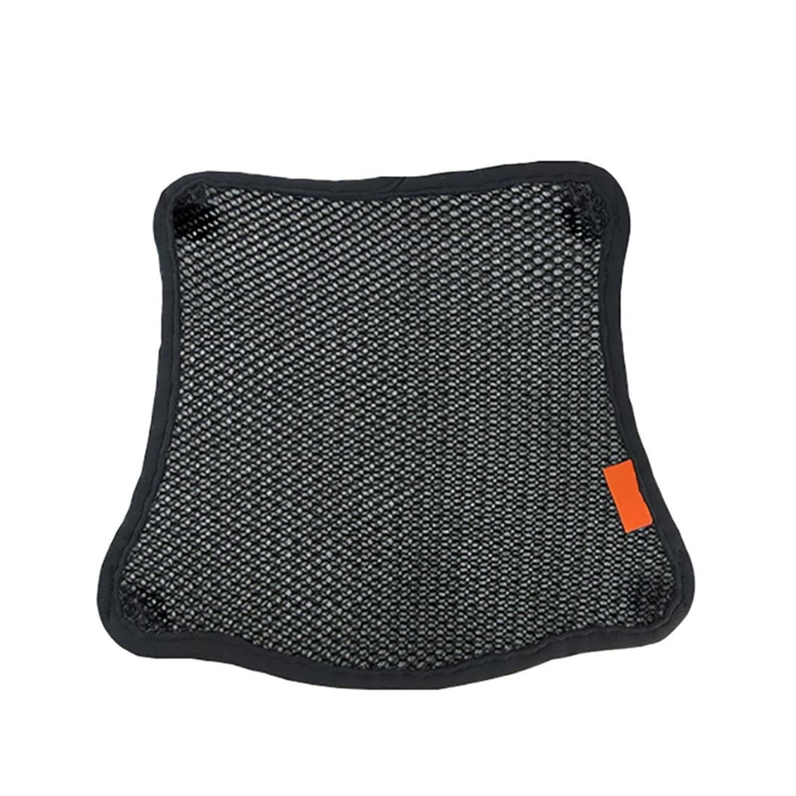 VURYA 3D Mesh Motorcycle Seat Cover - Universal Honeycomb Cushion Protector with Heat Insulation (Black) - Comfortable Ride for Cruiser, Touring & Commuter Bikes