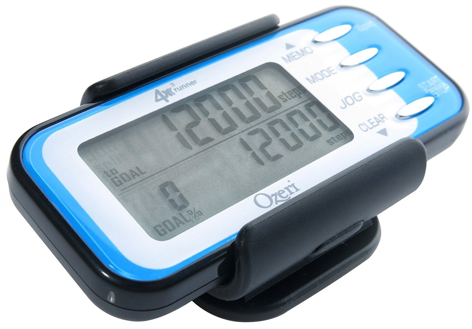 Ozeri 3D Pedometer - Dual Mode Activity Tracker for Walking & Running - Fitness & Sports