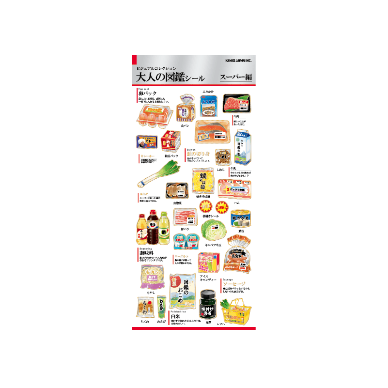 Premium Otona Collection Japanese Food and Drink Stickers - Cute Kawaii Vinyl Decals for Laptops, Water Bottles & Planners - Kamio Japan Authentic Stationery