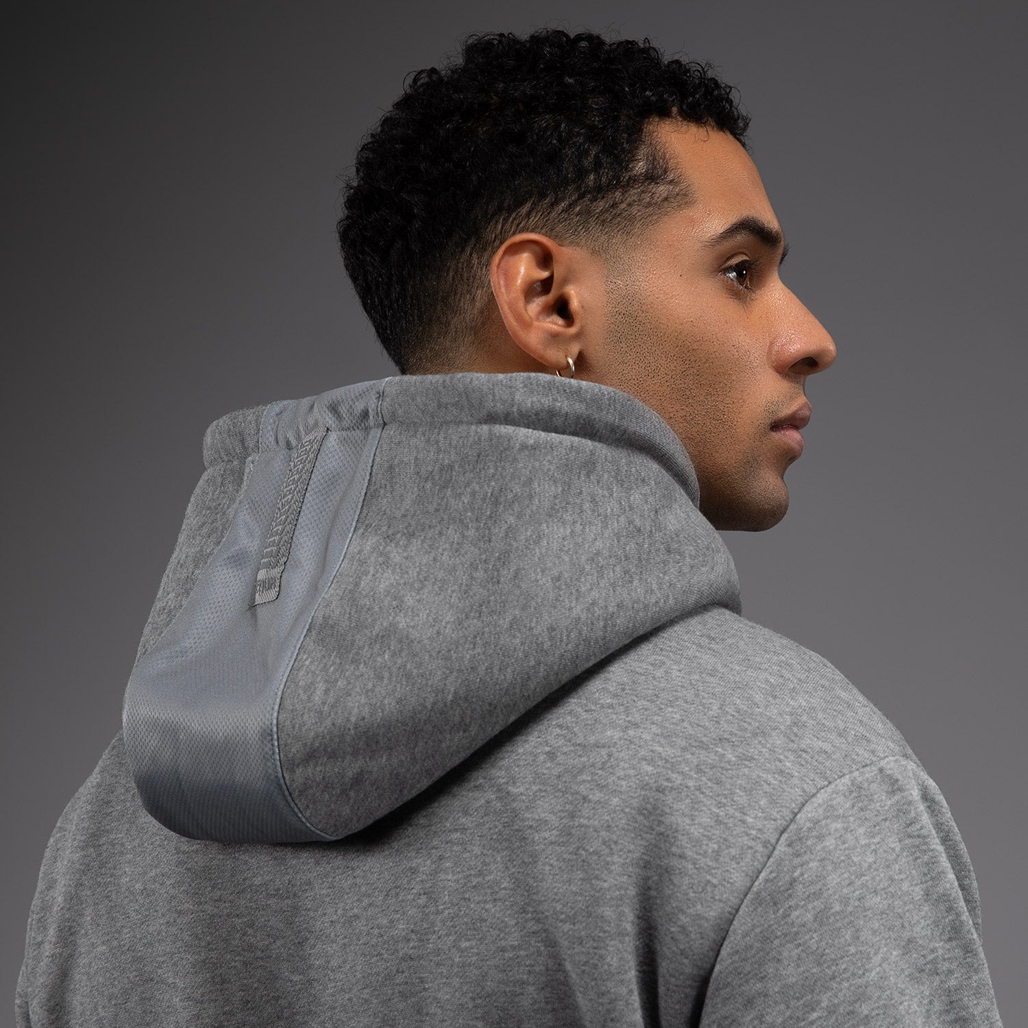 Venum Silent Power Hoodie - Lightweight & Breathable Training Hooded Sweatshirt for Men | Cloudy Grey | Perfect for Gym, Running & Outdoor Workouts