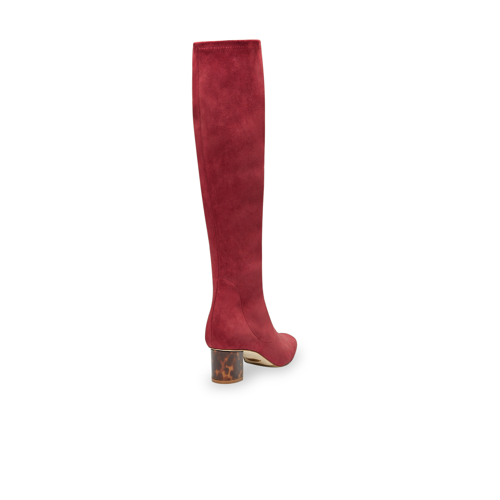 Alexandra 50 Burgundy Stretch Suede Pumps - Women's Comfortable High Heels for Work, Party & Special Occasions