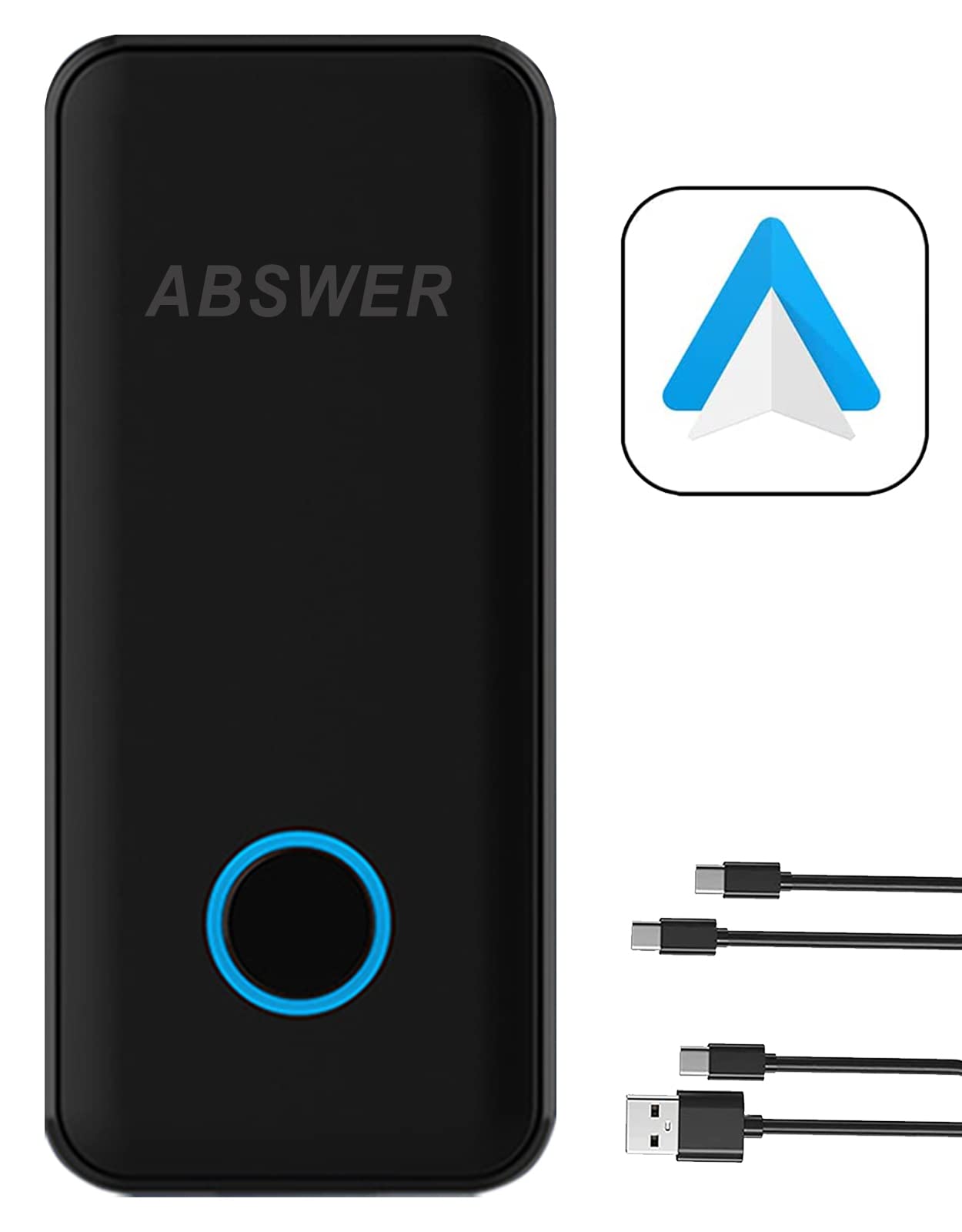 Wireless Android Auto Adapter for Cars 2016-2022 | Convert Wired to Wireless Android Auto | Plug & Play AA Dongle | Seamless Music & Navigation for Commuting & Road Trips