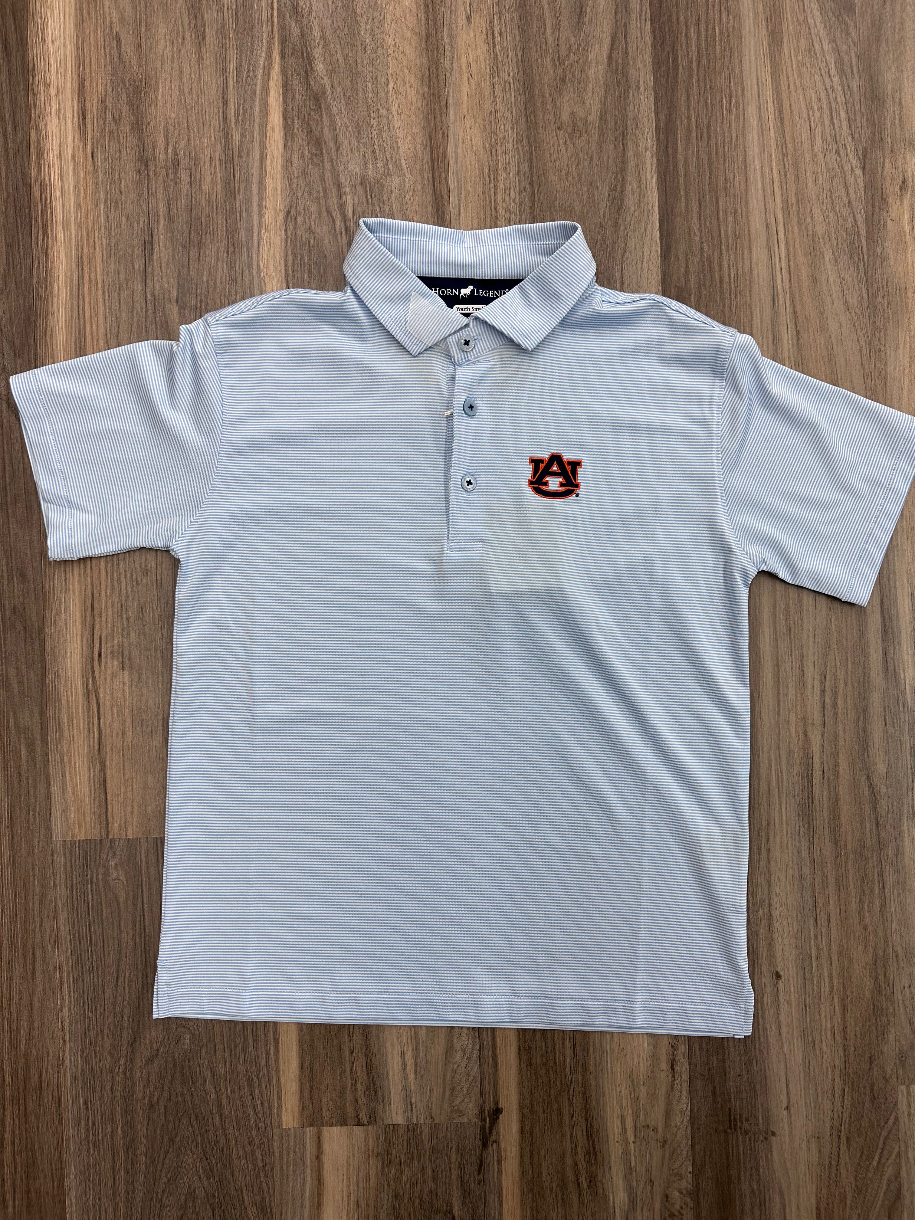 Boys' Auburn Stripe Polo Shirt - Classic Cotton Knit Top for School, Casual Wear & Summer Outfits | Perfect for Playdates, Family Events & Everyday Style