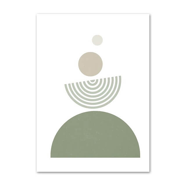 Matisse Sage Green Canvas Art Posters - Modern Wall Decor for Living Room, Bedroom & Office