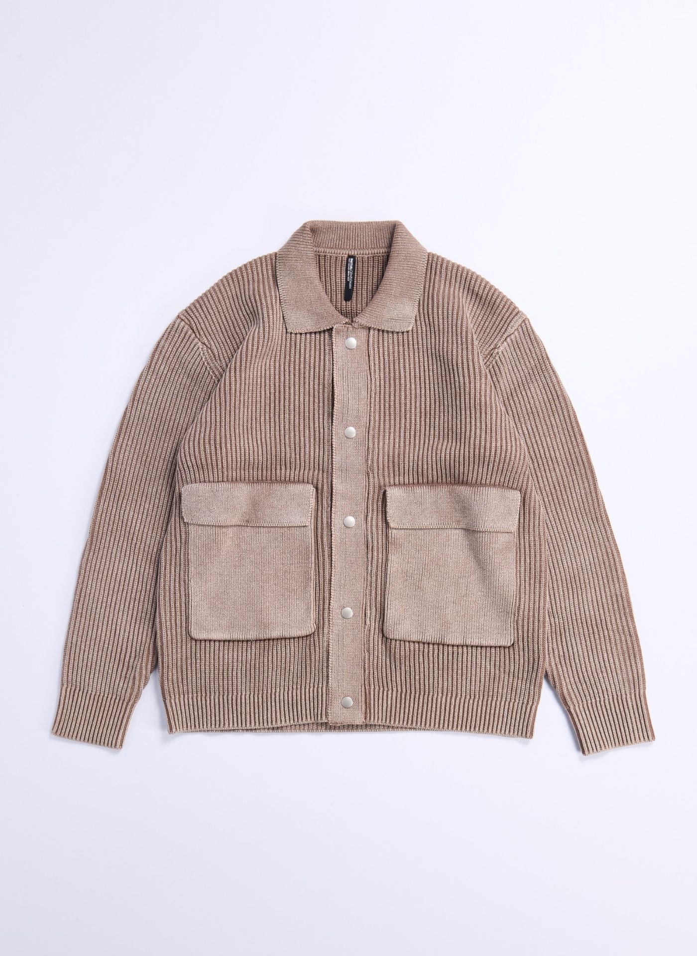 Heavy Washed Knitted Worker Jacket - Vintage Style Denim Jacket for Men & Women | Durable Workwear for Outdoor, Casual & Streetwear Fashion
