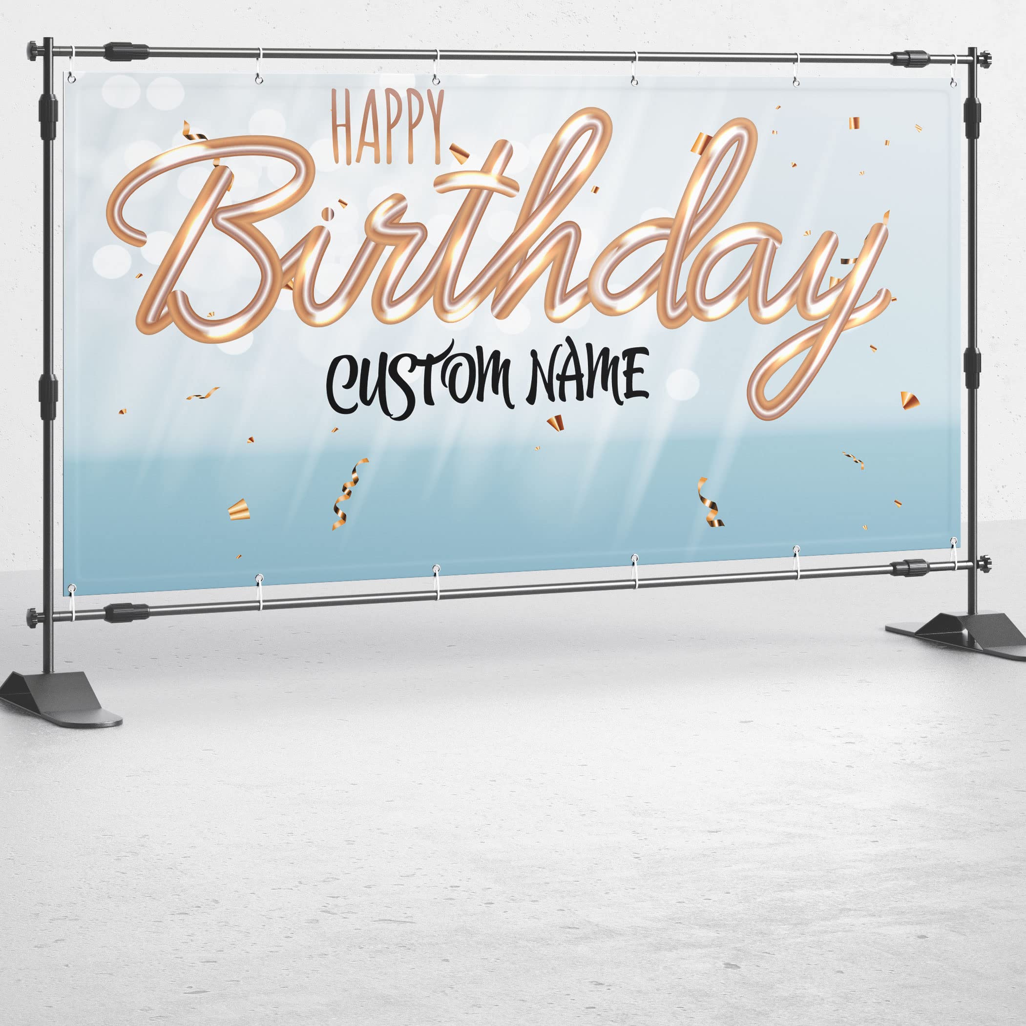 Custom Birthday Banner - Personalized Vinyl Party Decor for Indoor & Outdoor Celebrations - 36 x 72 Inches - Perfect for Birthday Parties, Anniversaries & Special Events