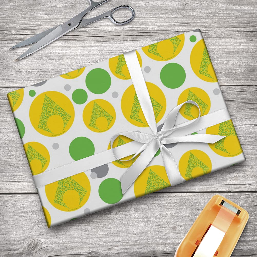 Aquaman Gift Wrap Roll - DC Comics Superhero Wrapping Paper for Birthday, Christmas & Party Presents - Perfect for Comic Fans & Collectibles
