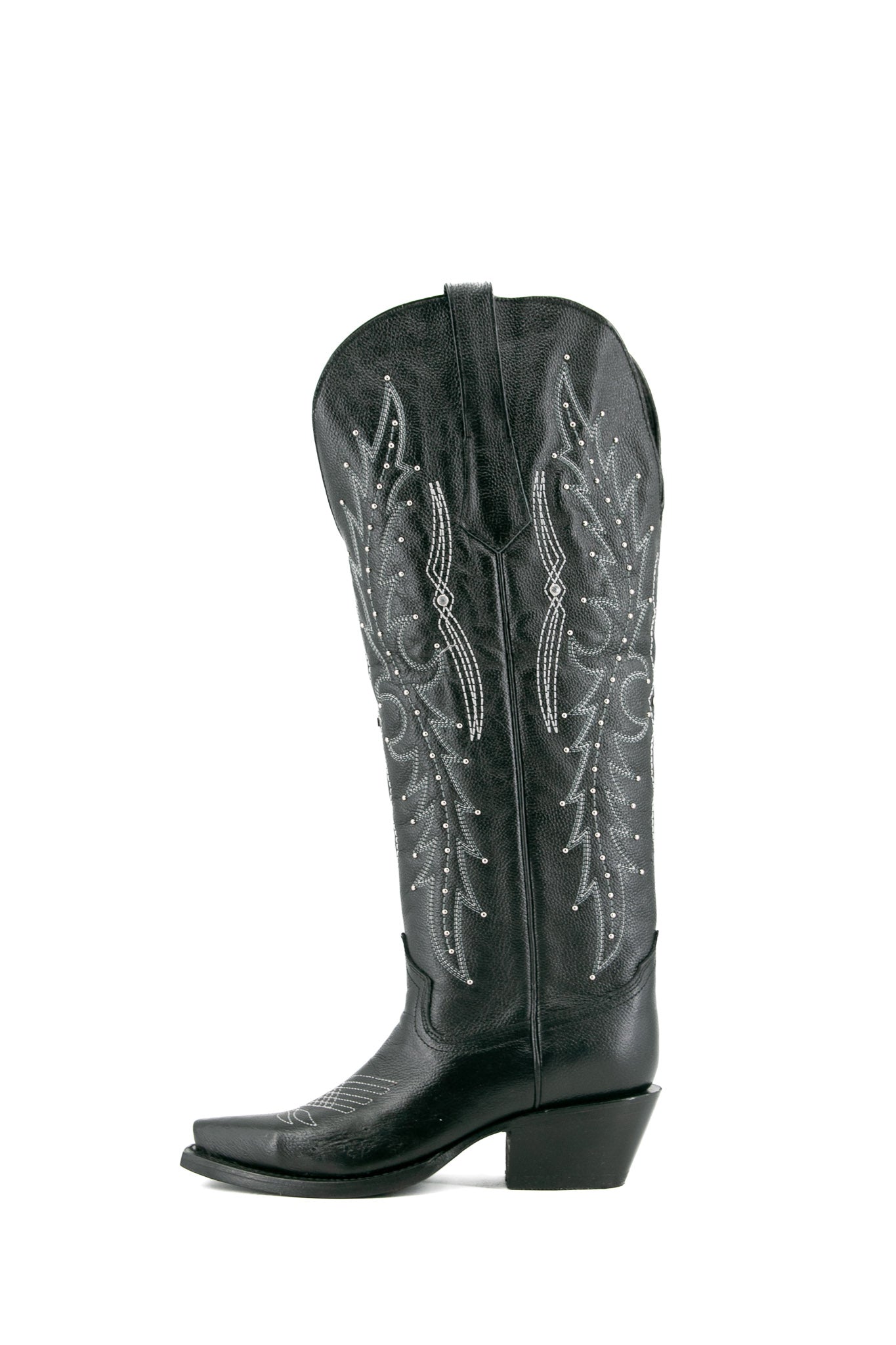 Paulina Women's Tall Wide Calf Cowgirl Boots - Comfortable Snip Toe Western Riding Boots for Country Dancing, Rodeo & Outdoor Activities